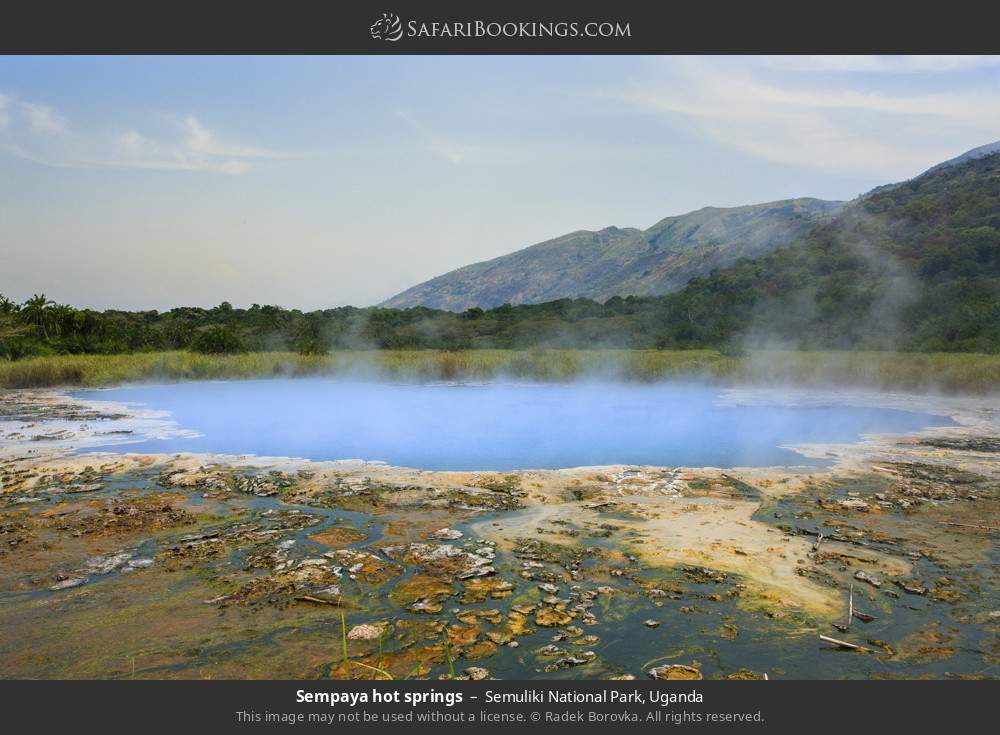 Sempaya Hot Springs in Semuliki National Park, Uganda