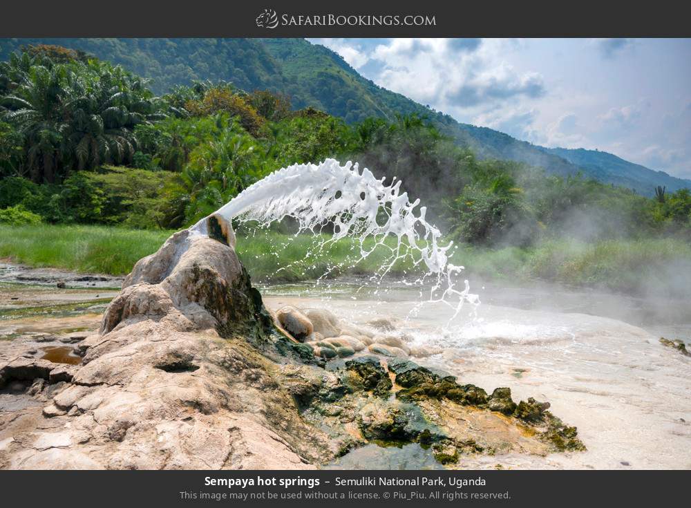 Sempaya Hot Springs in Semuliki National Park, Uganda