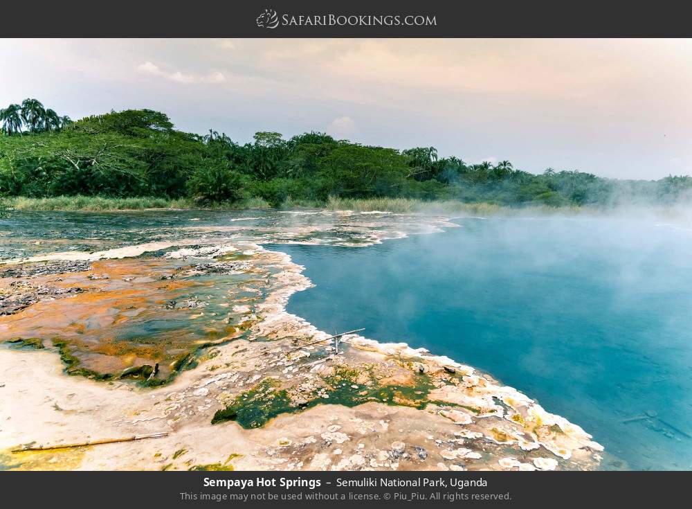 Sempaya Hot Springs in Semuliki National Park, Uganda