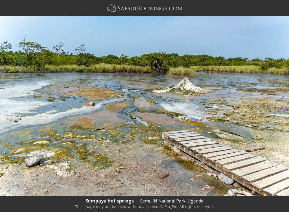 Sempaya Hot Springs in Semuliki National Park, Uganda