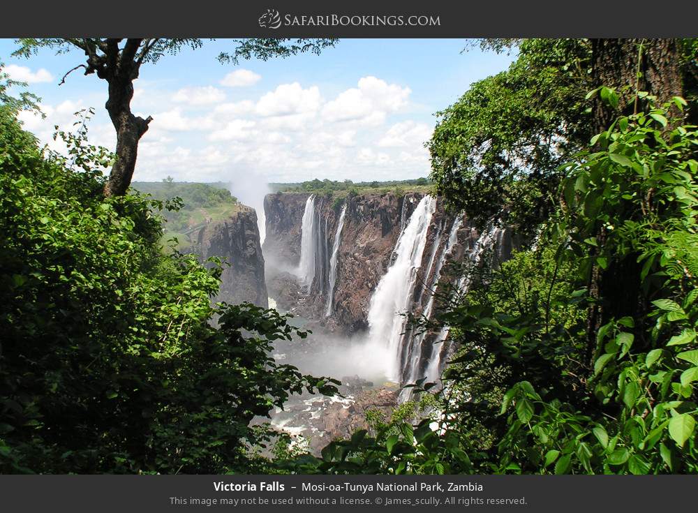 Victoria Falls in Mosi-oa-Tunya National Park, Zambia