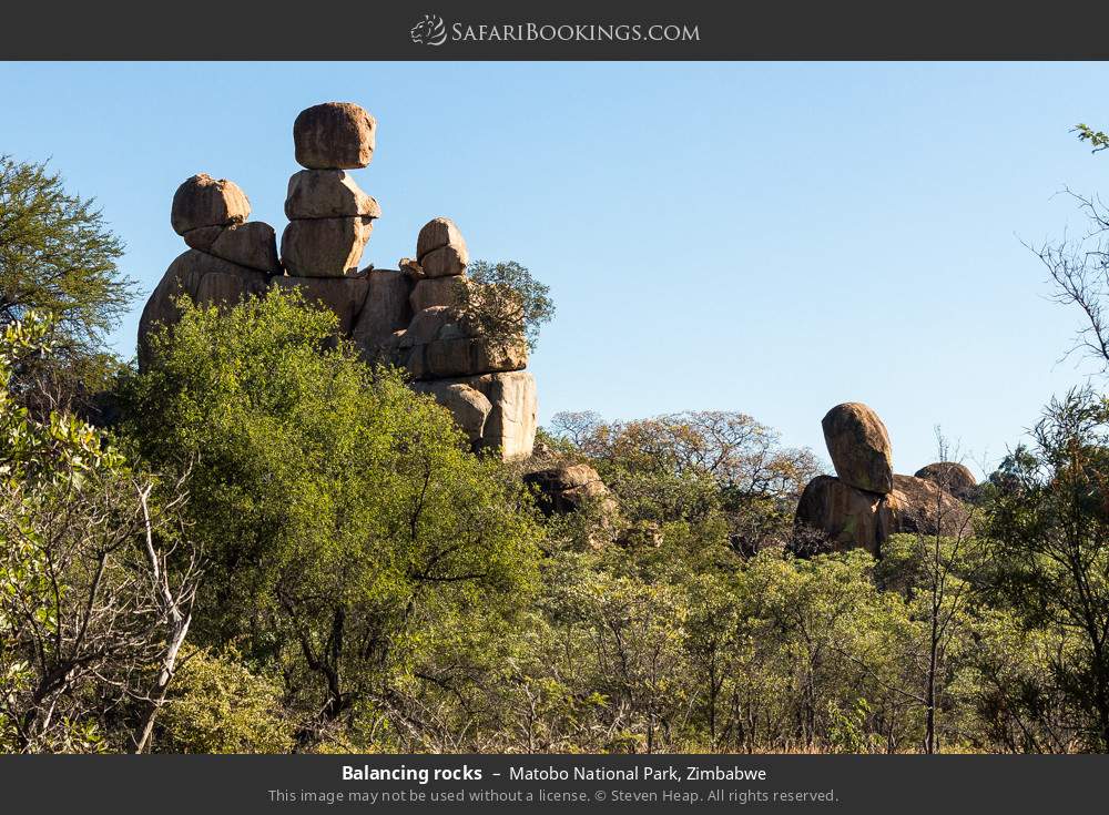 Balancing rocks in Matobo National Park, Zimbabwe