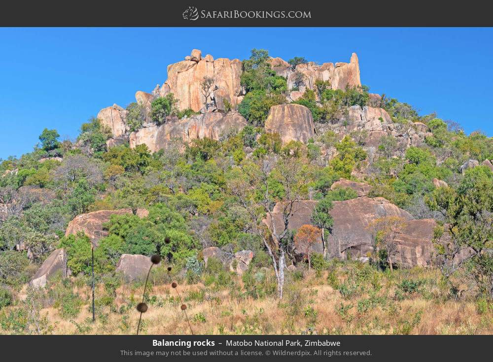 Balancing rocks in Matobo National Park, Zimbabwe