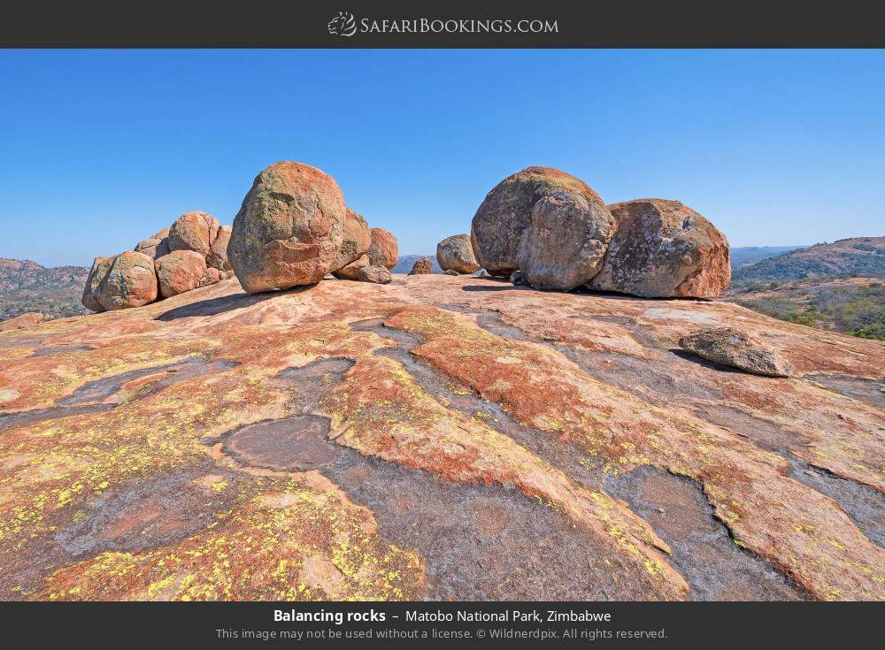 Balancing rocks in Matobo National Park, Zimbabwe