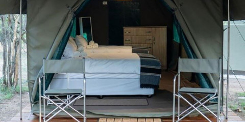 3-Day Sekekama Tented Camp Safari Fly in from Cape Town