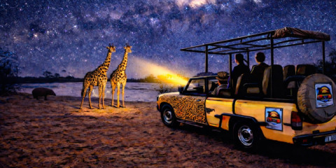 ½-Day 4x4 Moonlight and Stargazing Safari in the Bush