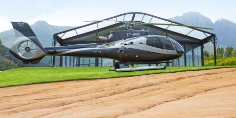 ½-Day Helicopter Flight & Wine Safari to Muratie Estate