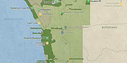 Map of Namibia