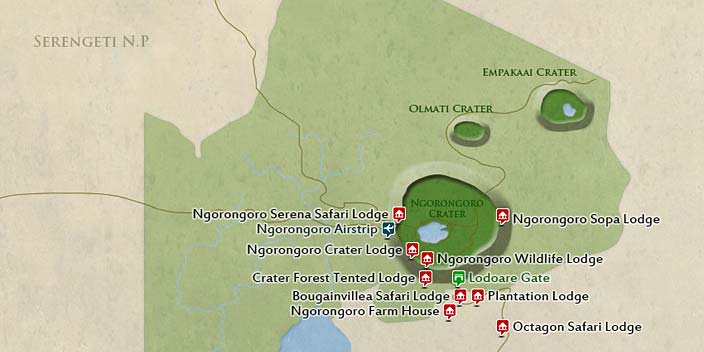 ngorongoro safari lodge address