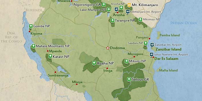 Map Of Tanzania Airports How to Get to Tanzania – Flights, Airlines, Visa & Entry Requirements