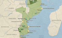 Map of Mozambique