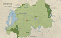 Map of Rwanda