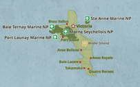 Map of Seychelles