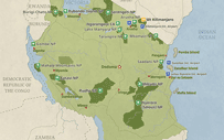 Map of Tanzania
