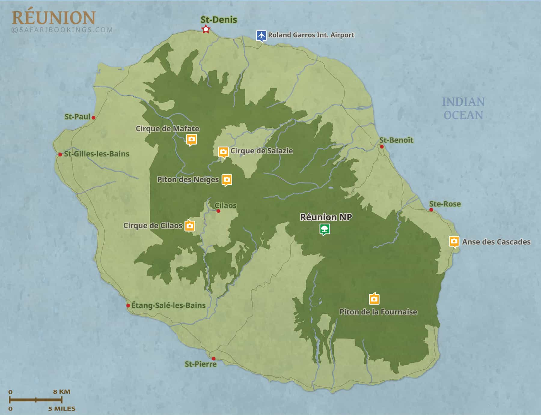 Popular Routes in Réunion