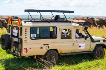 Our safari jeep during game drive