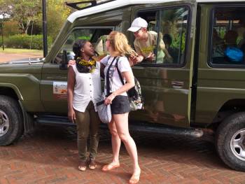 Departure for safari - clients had 9 day itinerary