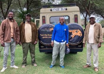 Galloping Safaris Staff with Director