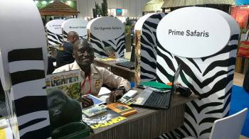 Samuel representing us at the WTM London Expo 2015