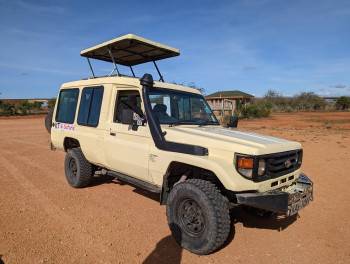 Safari Jeep  in Kenya.