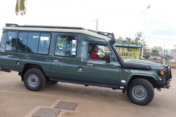 Safari Jeep ready for departure