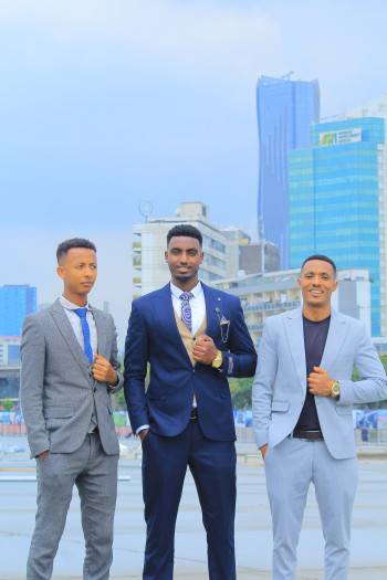 This image shows the Addis Gize Tour team,