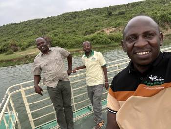 Some members from our Team in Queen Elizabeth NP