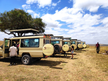 Game drives with our 4x4 Safari Vehicles.