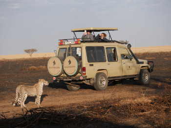 Our Safari Jeep at Serengeti National Park.