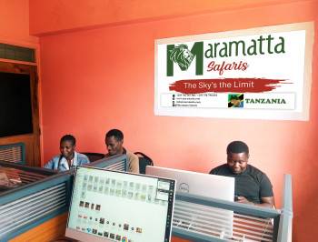 Maramatta safaris Office: some of the team members