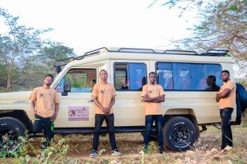 Four team members of Summer Winter Adventures