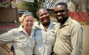 The res team , meet Kristin , Lunza and Mucheka