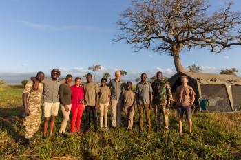 Bush Wonderers Team in Nyamsika Camp